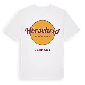 Hörscheid cirkel t-shirt – ekologisk bomull t-shirt från Pinshirt