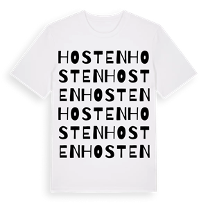 Hosten ordlek t-shirt – ekologisk bomull t-shirt från Pinshirt