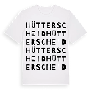 Hütterscheid ordlek t-shirt – ekologisk bomull t-shirt från Pinshirt