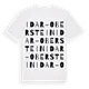 Idar-Oberstein ordlek t-shirt