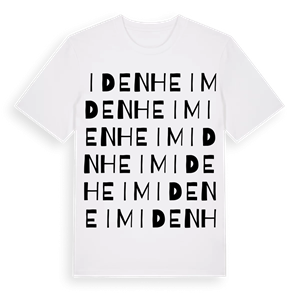 Idenheim ordlek t-shirt – ekologisk bomull t-shirt från Pinshirt