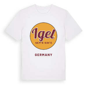 Igel cirkel t-shirt – ekologisk bomull t-shirt från Pinshirt