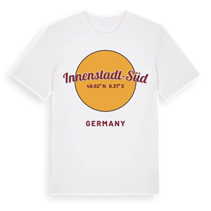 Innenstadt-Süd cirkel t-shirt – ekologisk bomull t-shirt från Pinshirt
