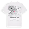 Innenstadt-Süd karta t-shirt