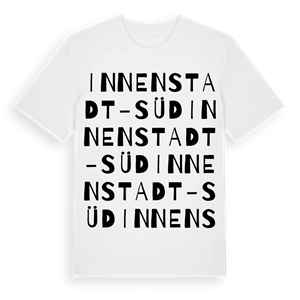 Innenstadt-Süd ordlek t-shirt – ekologisk bomull t-shirt från Pinshirt