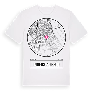 Innenstadt-Süd t-shirt – ekologisk bomull t-shirt från Pinshirt