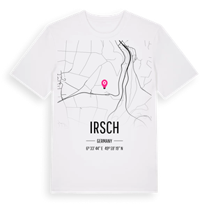 Irsch karta t-shirt – ekologisk bomull t-shirt från Pinshirt