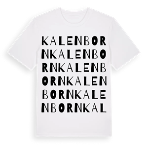 Kalenborn ordlek t-shirt – ekologisk bomull t-shirt från Pinshirt