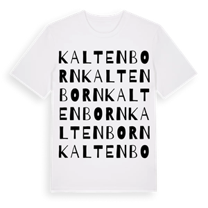 Kaltenborn ordlek t-shirt – ekologisk bomull t-shirt från Pinshirt