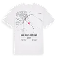Karl-Marx-Siedlung karta t-shirt