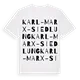 Karl-Marx-Siedlung ordlek t-shirt