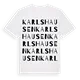Karlshausen ordlek t-shirt