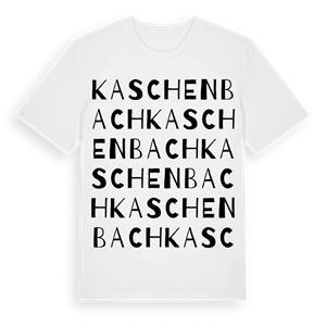 Kaschenbach ordlek t-shirt – ekologisk bomull t-shirt från Pinshirt