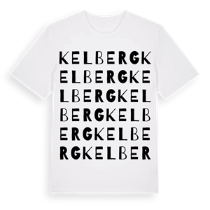 Kelberg ordlek t-shirt – ekologisk bomull t-shirt från Pinshirt