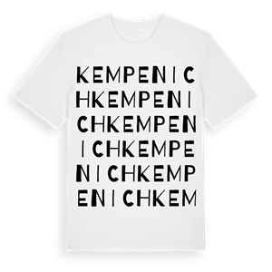 Kempenich ordlek t-shirt – ekologisk bomull t-shirt från Pinshirt