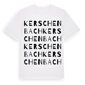 Kerschenbach ordlek t-shirt – ekologisk bomull t-shirt från Pinshirt