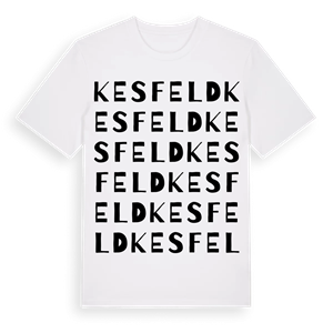Kesfeld ordlek t-shirt – ekologisk bomull t-shirt från Pinshirt