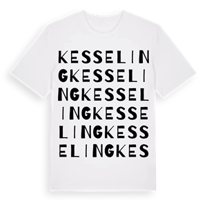 Kesseling ordlek t-shirt – ekologisk bomull t-shirt från Pinshirt