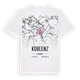 Koblenz karta t-shirt