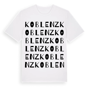 Koblenz ordlek t-shirt – ekologisk bomull t-shirt från Pinshirt