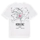 Koblenz karta t-shirt