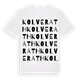 Kolverath ordlek t-shirt
