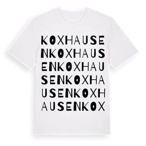 Koxhausen ordlek t-shirt – ekologisk bomull t-shirt från Pinshirt