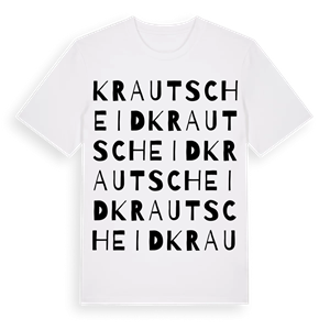 Krautscheid ordlek t-shirt – ekologisk bomull t-shirt från Pinshirt