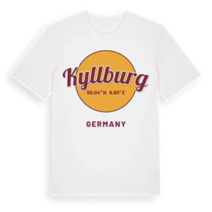 Kyllburg cirkel t-shirt – ekologisk bomull t-shirt från Pinshirt