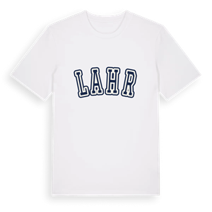 Lahr college t-shirt – ekologisk bomull t-shirt från Pinshirt