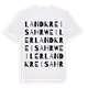 Landkreis Ahrweiler ordlek t-shirt
