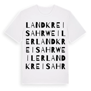 Landkreis Ahrweiler ordlek t-shirt – ekologisk bomull t-shirt från Pinshirt