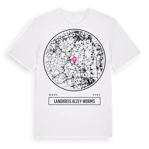 Landkreis Alzey-Worms t-shirt – ekologisk bomull t-shirt från Pinshirt