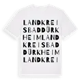 Landkreis Bad Dürkheim ordlek t-shirt