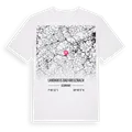 Landkreis Bad Kreuznach karta t-shirt