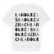 Landkreis Bad Kreuznach ordlek t-shirt
