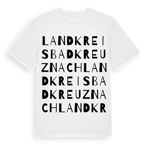 Landkreis Bad Kreuznach ordlek t-shirt – ekologisk bomull t-shirt från Pinshirt