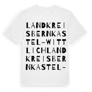 Landkreis Bernkastel-Wittlich ordlek t-shirt – ekologisk bomull t-shirt från Pinshirt