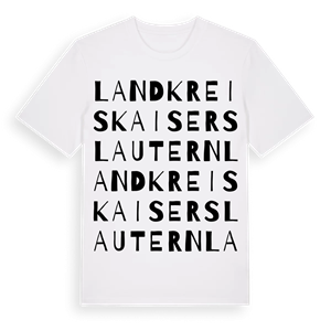Landkreis Kaiserslautern ordlek t-shirt – ekologisk bomull t-shirt från Pinshirt