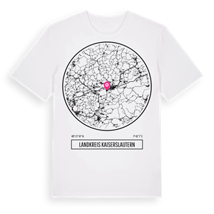Landkreis Kaiserslautern t-shirt – ekologisk bomull t-shirt från Pinshirt