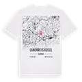 Landkreis Kusel karta t-shirt