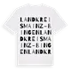 Landkreis Mainz-Bingen ordlek t-shirt