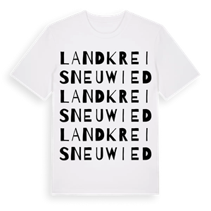 Landkreis Neuwied ordlek t-shirt – ekologisk bomull t-shirt från Pinshirt