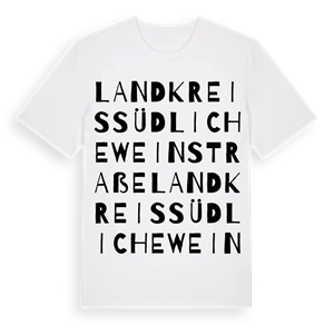 Landkreis Südliche Weinstraße ordlek t-shirt – ekologisk bomull t-shirt från Pinshirt