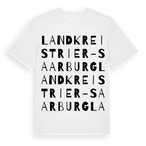 Landkreis Trier-Saarburg ordlek t-shirt – ekologisk bomull t-shirt från Pinshirt