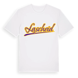 Lascheid baseball t-shirt – ekologisk bomull t-shirt från Pinshirt