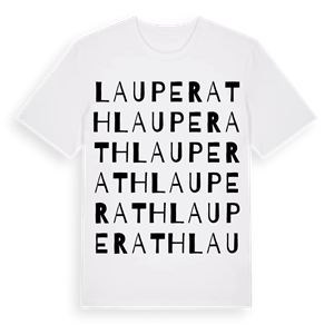 Lauperath ordlek t-shirt – ekologisk bomull t-shirt från Pinshirt