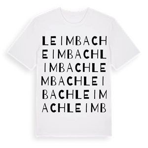 Leimbach ordlek t-shirt – ekologisk bomull t-shirt från Pinshirt