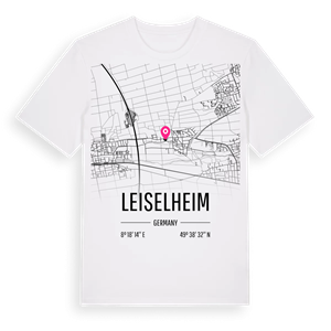 Leiselheim karta t-shirt – ekologisk bomull t-shirt från Pinshirt