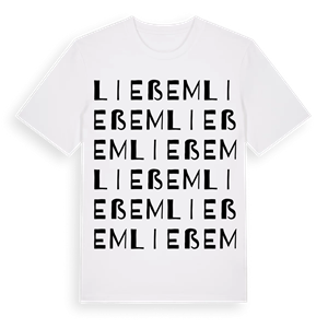 Ließem ordlek t-shirt – ekologisk bomull t-shirt från Pinshirt